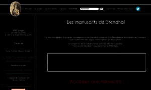 Manuscrits-de-stendhal.org thumbnail