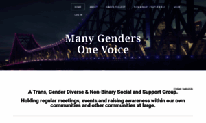 Manygendersonevoice.org thumbnail