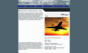 Manzanilloairport.com thumbnail