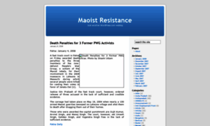 Maoistresistance.wordpress.com thumbnail