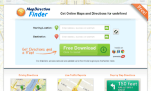 Mapdirectionfinder.com thumbnail