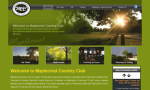 Maplecrestcc.com thumbnail