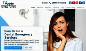 Mapledentalhealth.com thumbnail