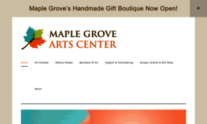 Maplegroveartscenter.org thumbnail