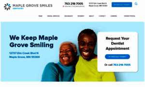 Maplegrovesmilesdentistry.com thumbnail