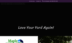 Maplelandscapedesign.com thumbnail