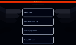 Maplelanefarm.net thumbnail