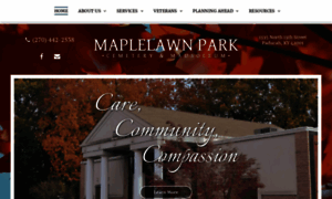 Maplelawnparkcemetery.com thumbnail