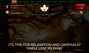 Mapleleafrvpark.com thumbnail