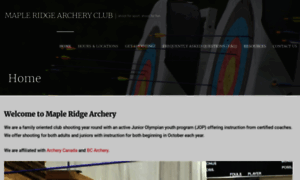 Mapleridgearchery.com thumbnail