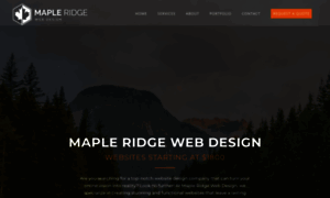 Mapleridgewebdesign.ca thumbnail