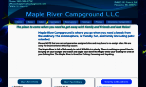 Maplerivercampground.com thumbnail