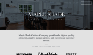 Mapleshadecabinetcompany.com thumbnail