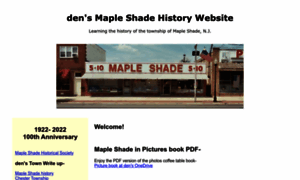 Mapleshadehistory.com thumbnail