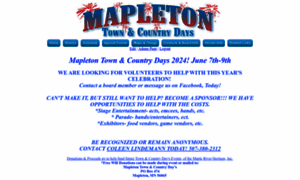 Mapletontownandcountrydays.com thumbnail