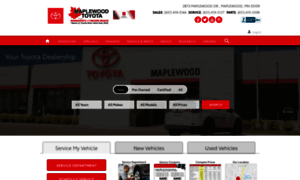 Maplewoodtoyota.calls.net thumbnail