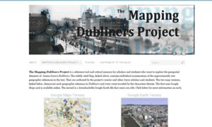 Mappingdubliners.org thumbnail