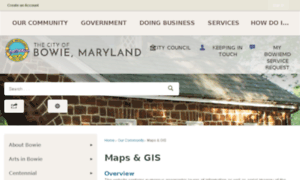 Maps.cityofbowie.org thumbnail