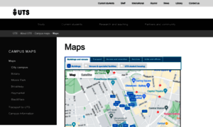 Maps.uts.edu.au thumbnail