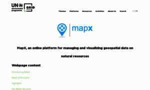 Mapx.org thumbnail
