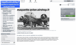 Maquette-avion-airshop.fr thumbnail