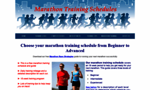 Marathon-training-schedule.org thumbnail