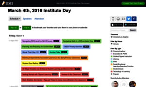 March4th2016instituteday.sched.org thumbnail