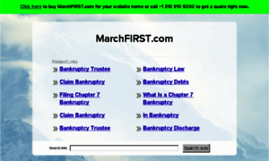 Marchfirst.com thumbnail