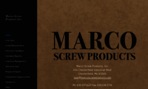 Marcoscrewproducts.com thumbnail