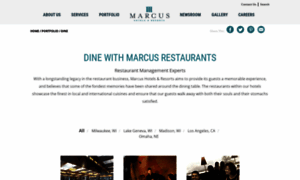 Marcusrestaurants.com thumbnail