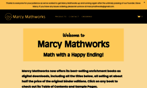 Marcymathworks.com thumbnail