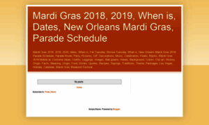 Mardigras-2018.org thumbnail