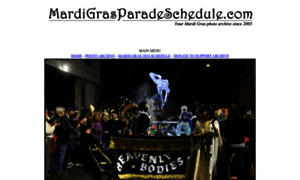 Mardigrasparadeschedule.com thumbnail
