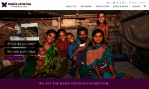 Mariacristinafoundation.org thumbnail