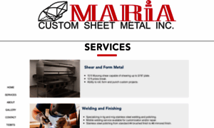 Mariacustomsheetmetal.com thumbnail