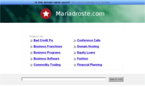 Mariadroste.com thumbnail