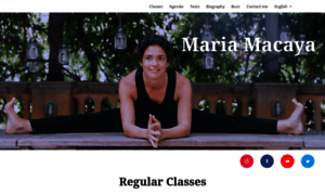 Mariamacayayoga.com thumbnail