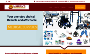 Mariansmedicalsupplies.com thumbnail