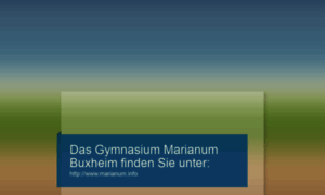 Marianum-buxheim.de thumbnail
