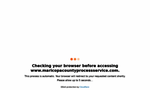 Maricopacountyprocessservice.com thumbnail