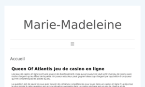 Marie-madeleine.com thumbnail