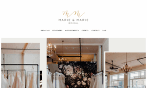 Marieandmariebridal.com thumbnail