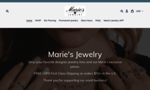 Mariesjewelryonline.com thumbnail