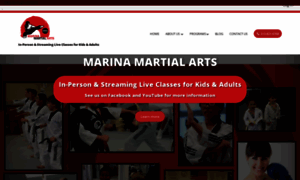 Marinamartialarts.net thumbnail
