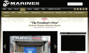 Marineband.marines.mil thumbnail