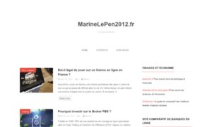 Marinelepen2012.fr thumbnail