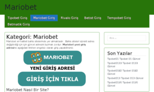 Mariobet.yenigirisadresi.site thumbnail