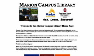 Marionlibrary.osu.edu thumbnail