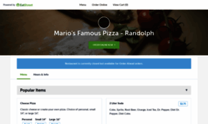 Mariosfamouspizzanj.com thumbnail