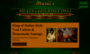 Mariosmeatsanddeli.com thumbnail